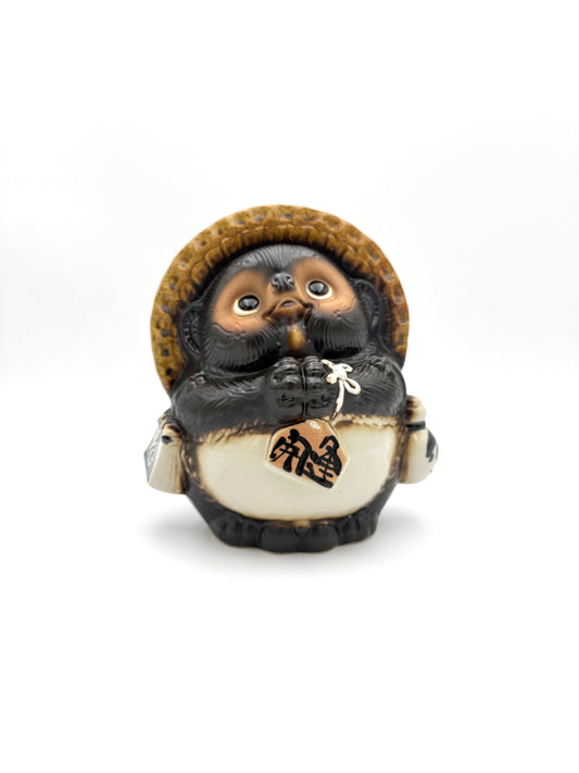 Shigaraki Ware Lucky Raccoon Figurine (S)