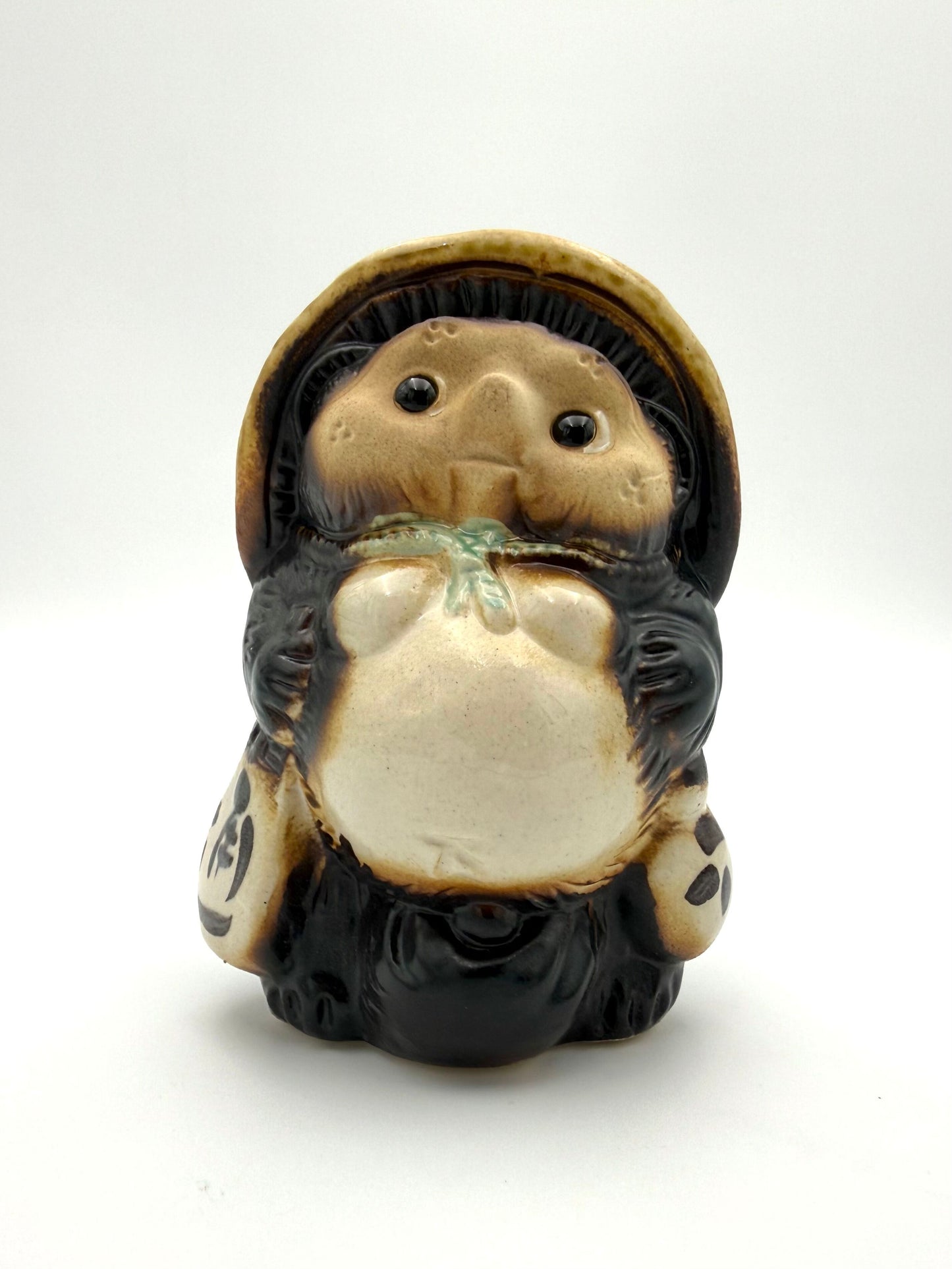 Shigaraki Ware Lucky Raccoon Figurine  (SS)