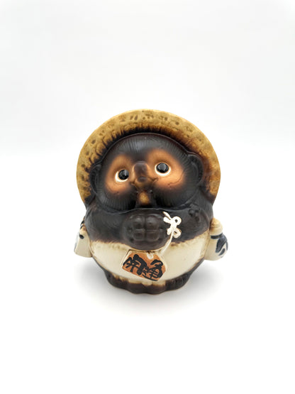 Shigaraki Yaki(Ware) Lucky Raccoon Figurine (M)