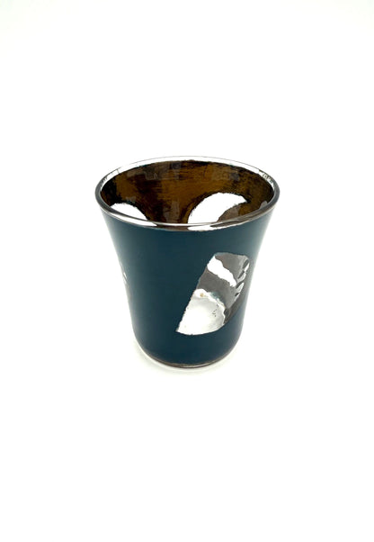 Urush Lacquered Glass Cup,  Moon