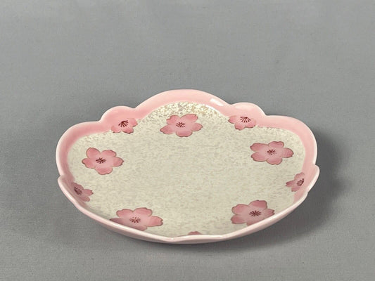 Arirta Yaki Small Dish, Sakura Pattern