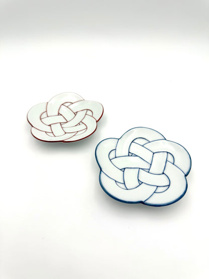 Arita Yaki (Ware) Gift Plate Set(Set of 6 plates)  with Wooden Box