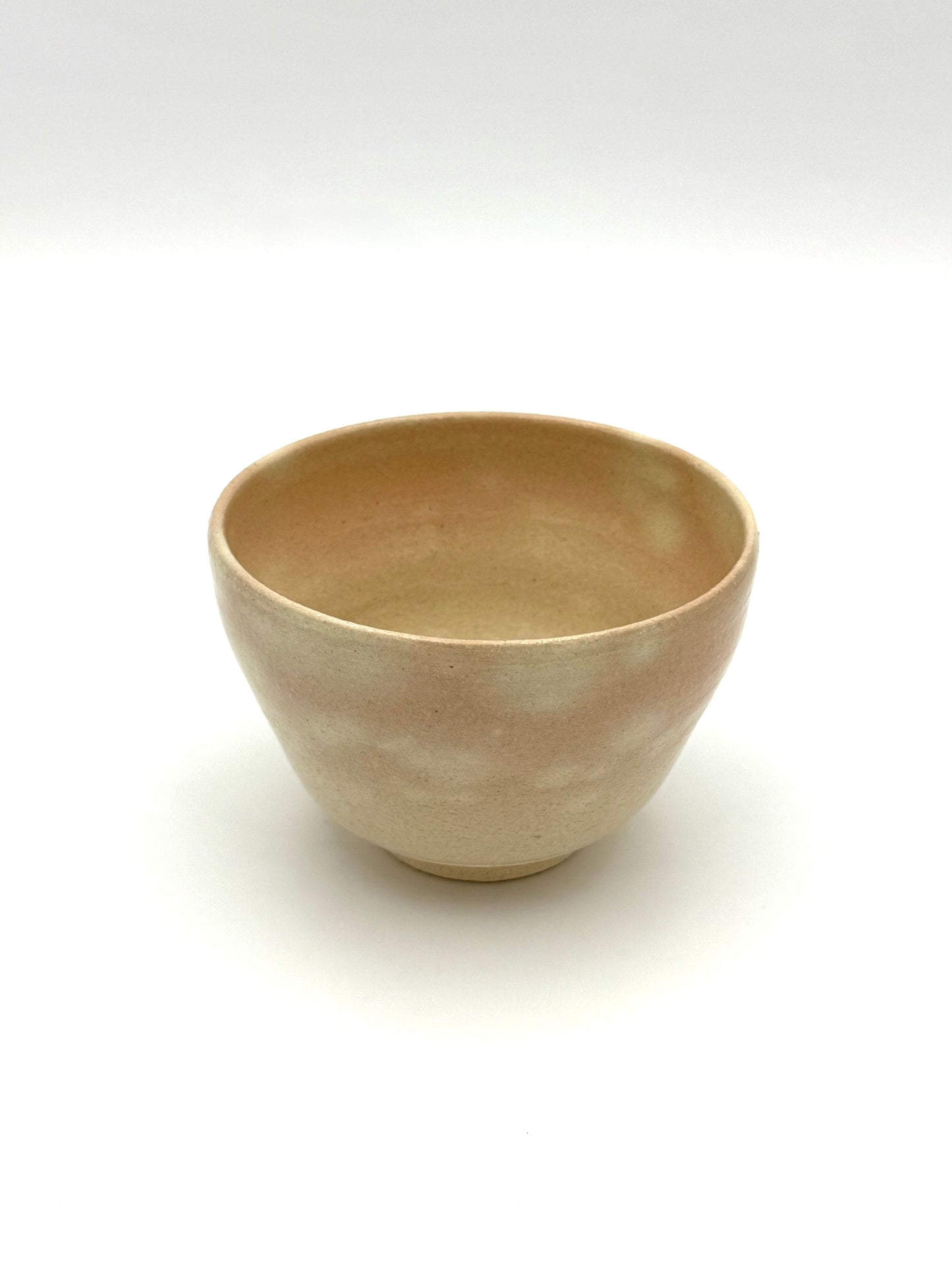 Kyo Yaki (Ware) Matcha Bowl Hand Painted Cherry Blossom