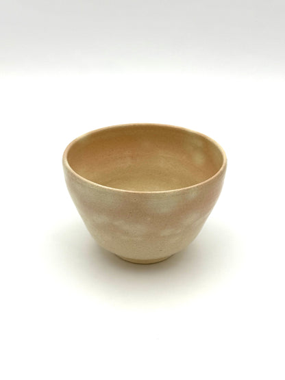 Kyo Yaki (Ware) Matcha Bowl Hand Painted Cherry Blossom