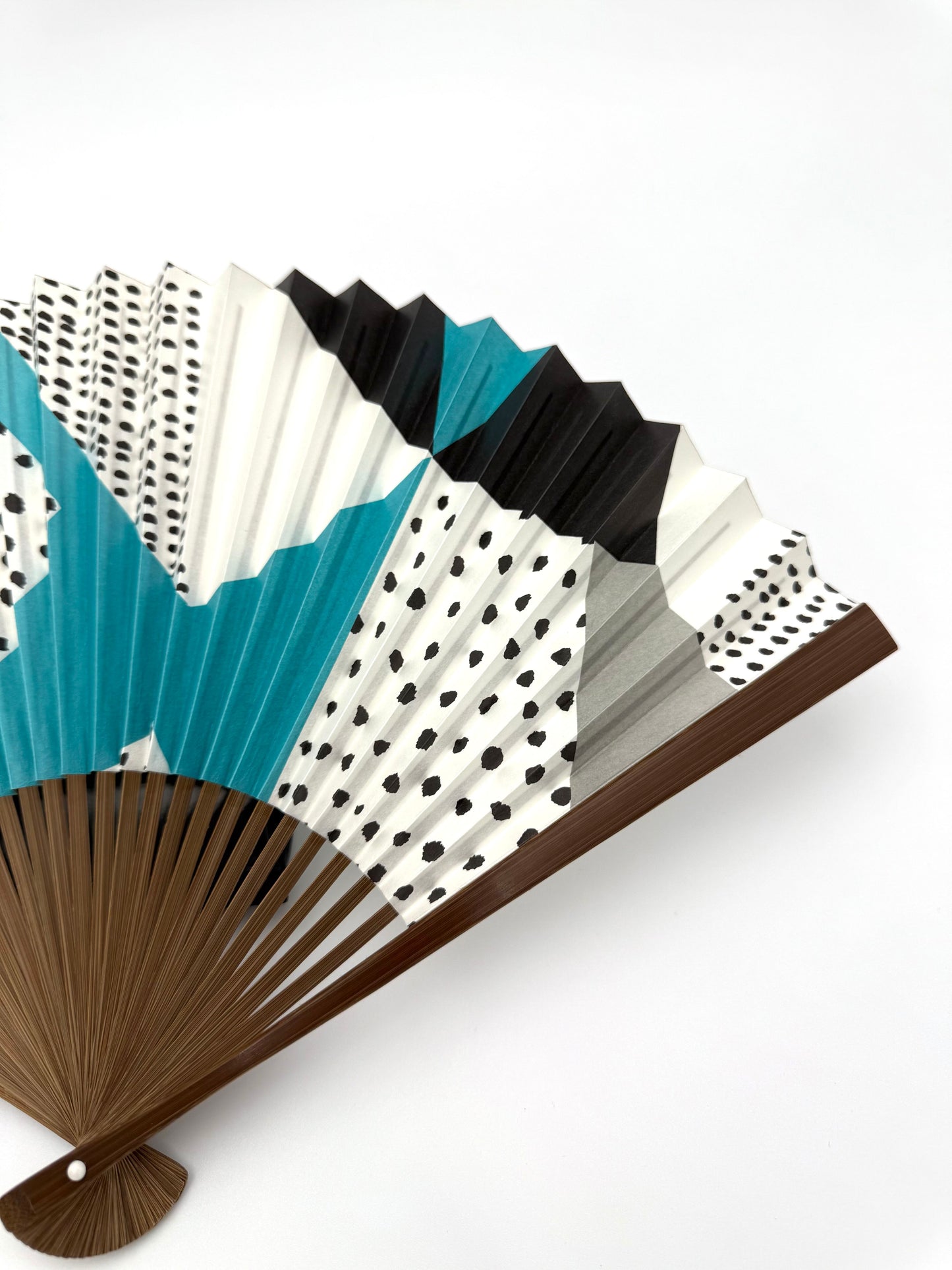 Kyoto Folding Fan -Modern Pattern　Men's